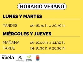 Horario de verano del Punto Vuela Víznar a partir del 7 de julio