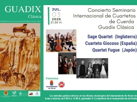 Concierto Seminario Internacional de Cuartetos de Cuerda de Guadix Clásica