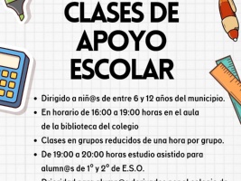 Nuevo Servicio de Clases de Apoyo Escolar