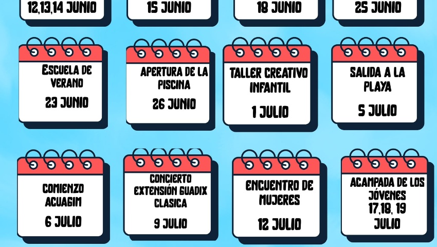 Calendario de Verano 2026