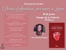 Presentación del libro: Poesía Andalusí por amor a Lorca