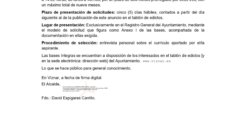 Selección de un/a interino/a funcionario/a subgrupo C2 categoría Auxiliar Administrativo/a
